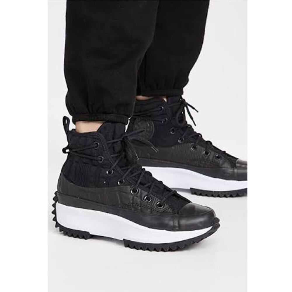 New Converse Run Star Hike Digital Terrain Sneakers in Black Women's Size 5